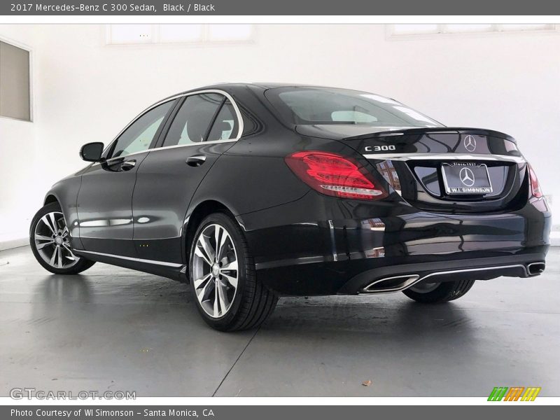 Black / Black 2017 Mercedes-Benz C 300 Sedan