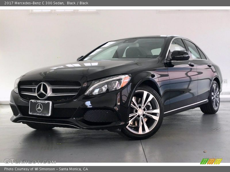 Black / Black 2017 Mercedes-Benz C 300 Sedan