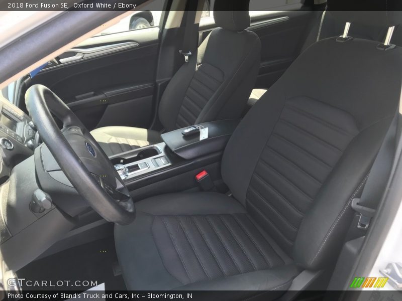 Oxford White / Ebony 2018 Ford Fusion SE