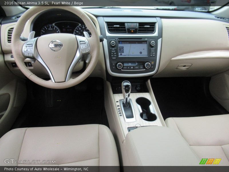 Beige Interior - 2016 Altima 3.5 SL 