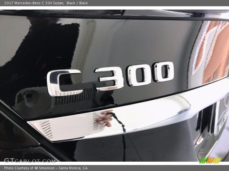 Black / Black 2017 Mercedes-Benz C 300 Sedan