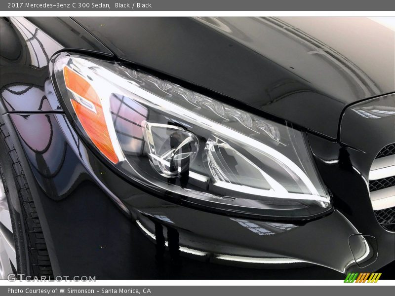Black / Black 2017 Mercedes-Benz C 300 Sedan