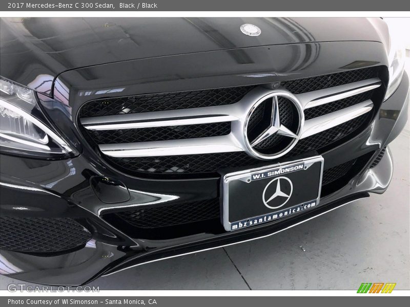 Black / Black 2017 Mercedes-Benz C 300 Sedan