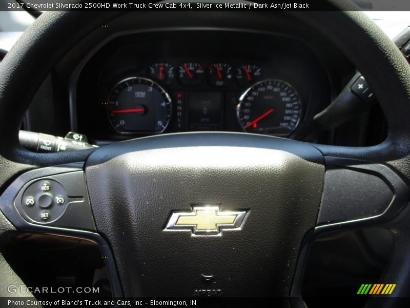 Silver Ice Metallic / Dark Ash/Jet Black 2017 Chevrolet Silverado 2500HD Work Truck Crew Cab 4x4
