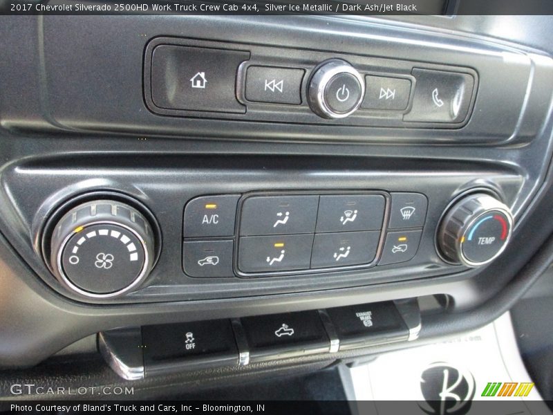 Silver Ice Metallic / Dark Ash/Jet Black 2017 Chevrolet Silverado 2500HD Work Truck Crew Cab 4x4