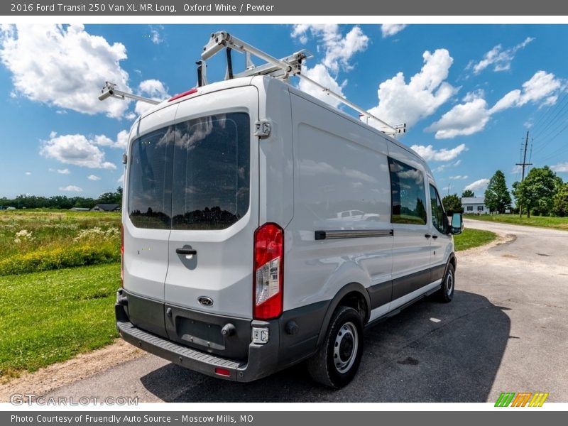 Oxford White / Pewter 2016 Ford Transit 250 Van XL MR Long