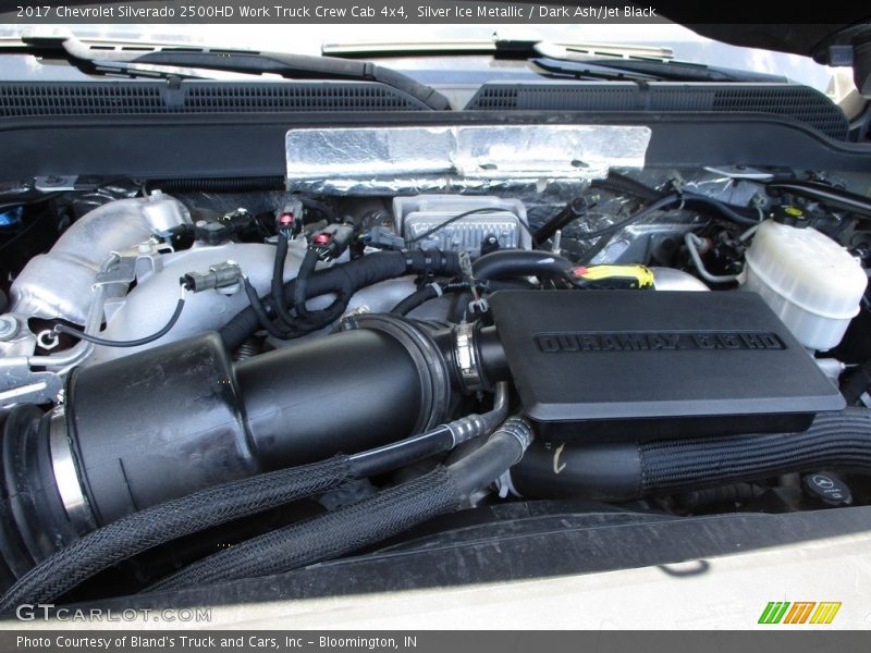 Silver Ice Metallic / Dark Ash/Jet Black 2017 Chevrolet Silverado 2500HD Work Truck Crew Cab 4x4