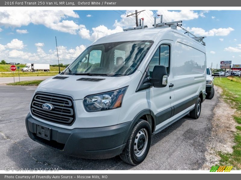 Oxford White / Pewter 2016 Ford Transit 250 Van XL MR Long