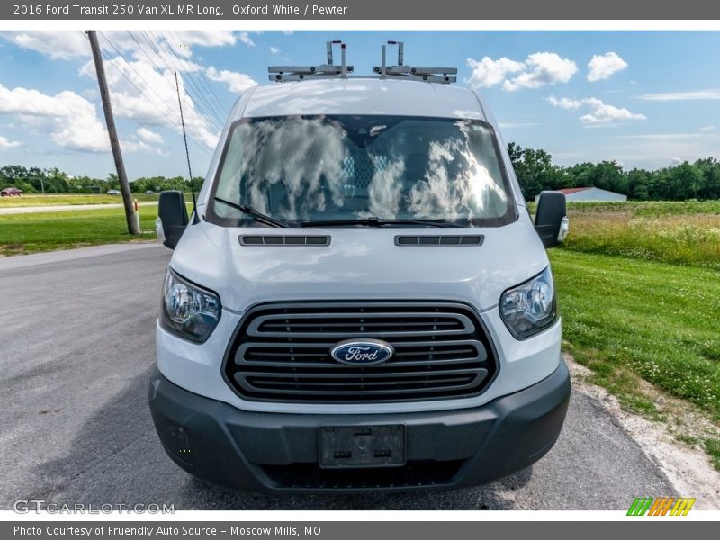 Oxford White / Pewter 2016 Ford Transit 250 Van XL MR Long