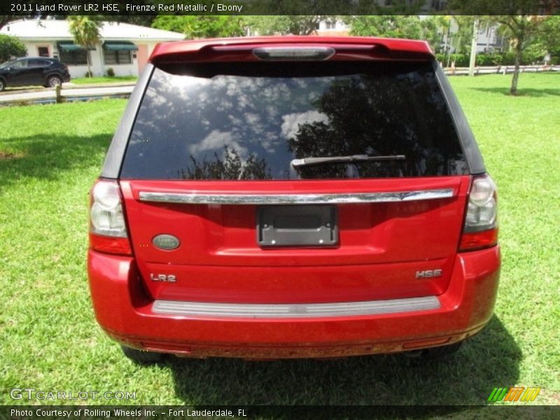 Firenze Red Metallic / Ebony 2011 Land Rover LR2 HSE