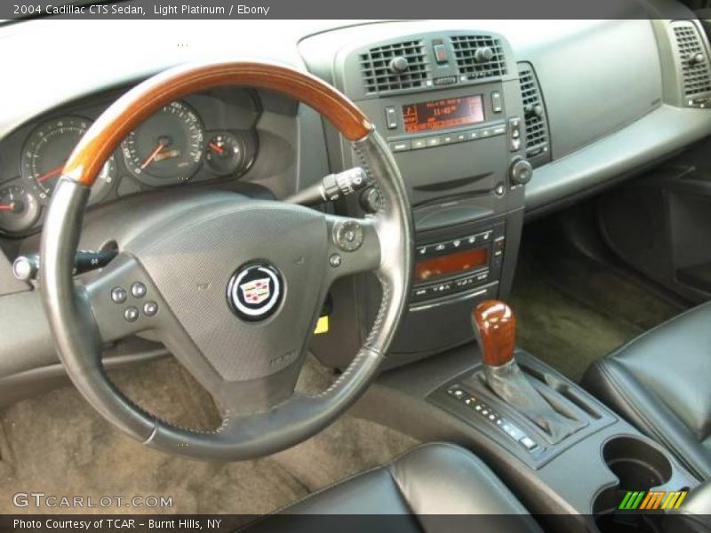 Light Platinum / Ebony 2004 Cadillac CTS Sedan