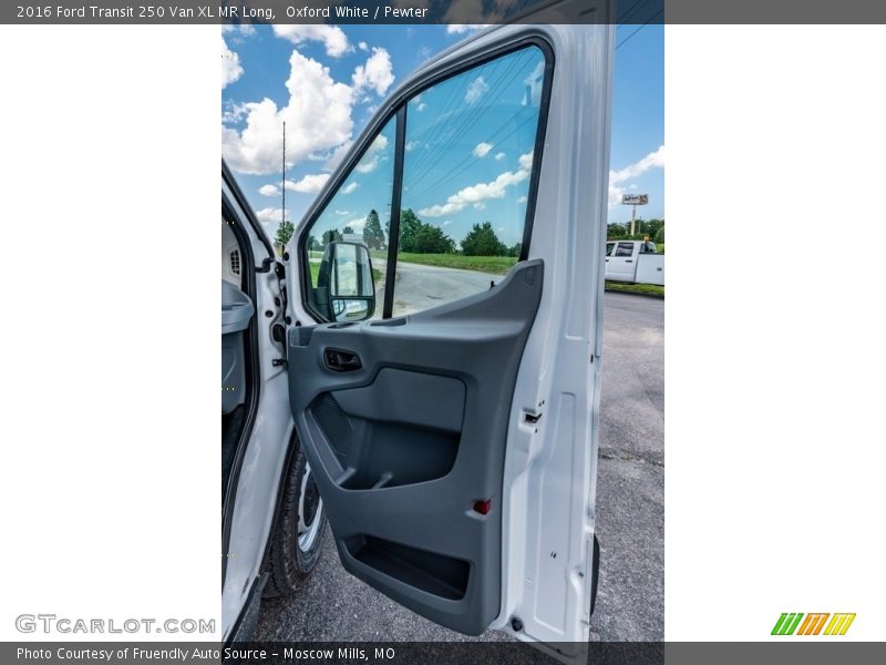 Oxford White / Pewter 2016 Ford Transit 250 Van XL MR Long