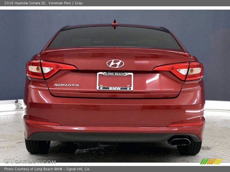Venetian Red / Gray 2016 Hyundai Sonata SE
