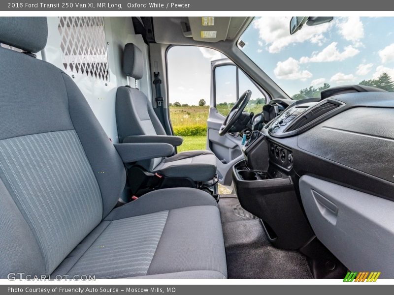 Front Seat of 2016 Transit 250 Van XL MR Long