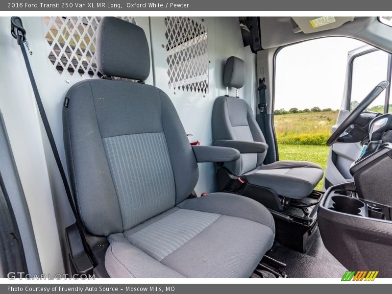 Front Seat of 2016 Transit 250 Van XL MR Long