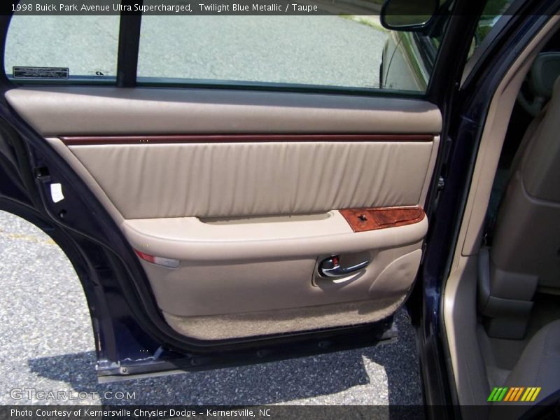 Twilight Blue Metallic / Taupe 1998 Buick Park Avenue Ultra Supercharged