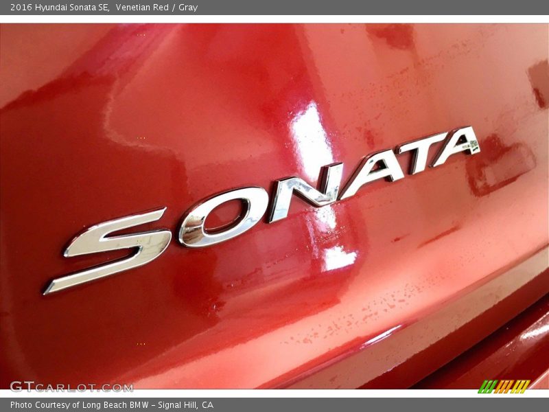 Venetian Red / Gray 2016 Hyundai Sonata SE