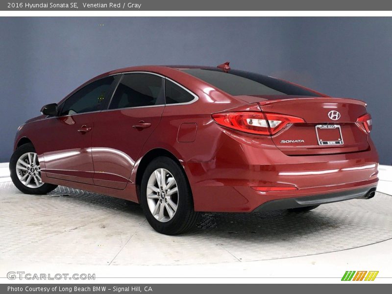 Venetian Red / Gray 2016 Hyundai Sonata SE