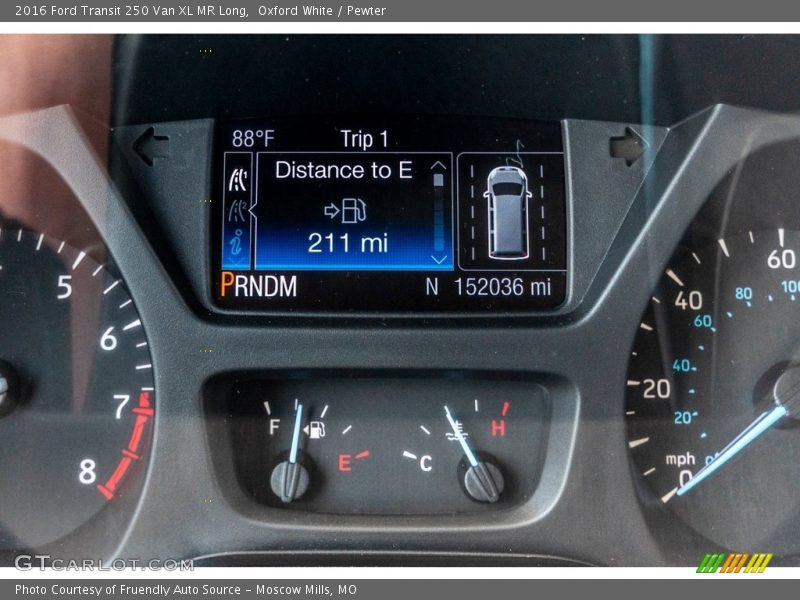  2016 Transit 250 Van XL MR Long 250 Van XL MR Long Gauges