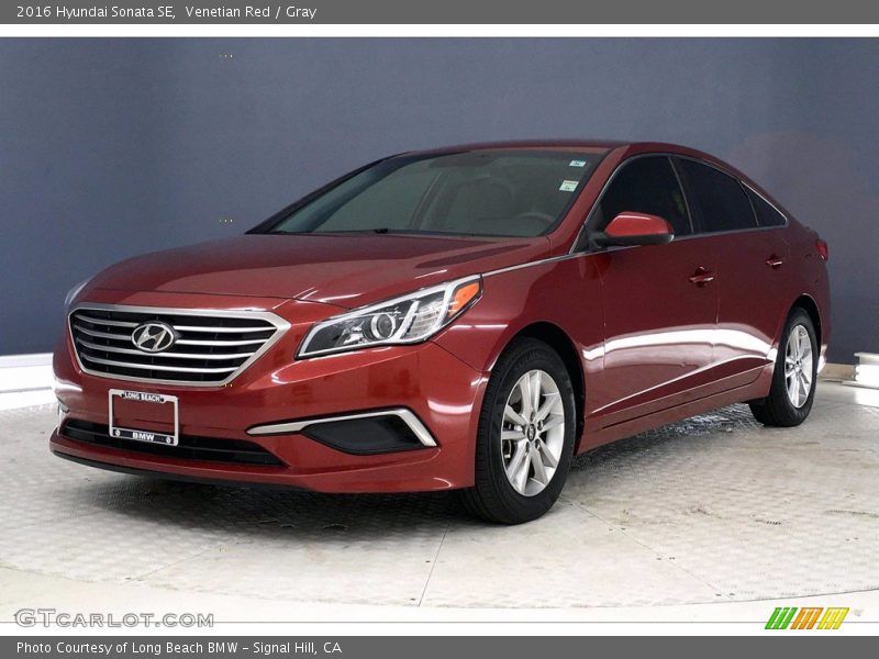 Venetian Red / Gray 2016 Hyundai Sonata SE