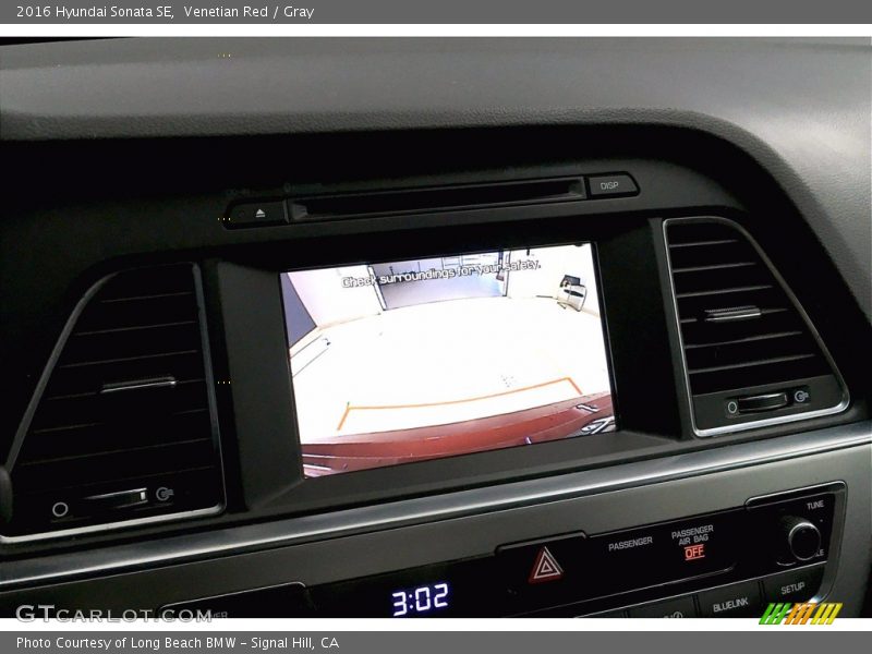 Venetian Red / Gray 2016 Hyundai Sonata SE