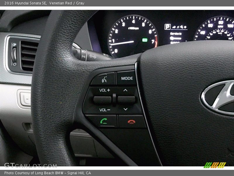 Venetian Red / Gray 2016 Hyundai Sonata SE