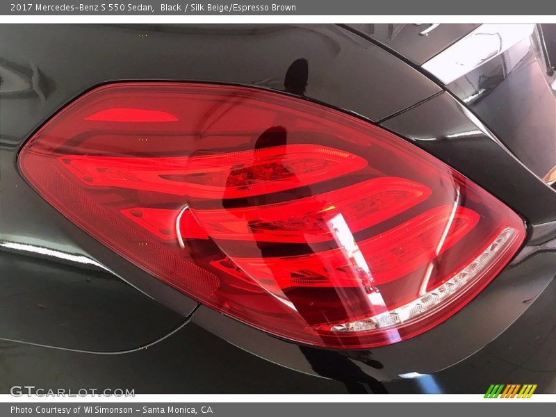Black / Silk Beige/Espresso Brown 2017 Mercedes-Benz S 550 Sedan