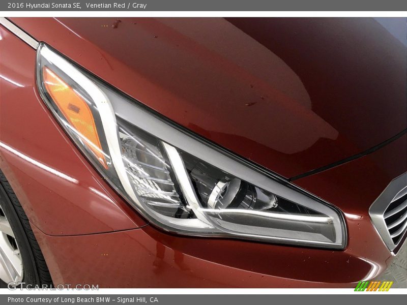 Venetian Red / Gray 2016 Hyundai Sonata SE