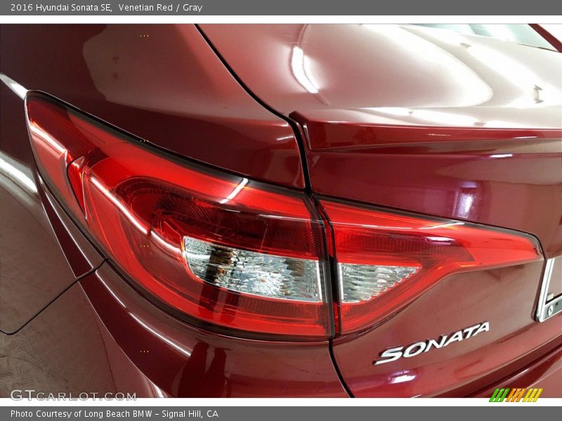 Venetian Red / Gray 2016 Hyundai Sonata SE