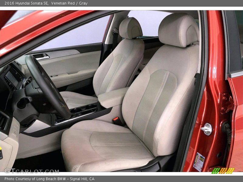 Venetian Red / Gray 2016 Hyundai Sonata SE