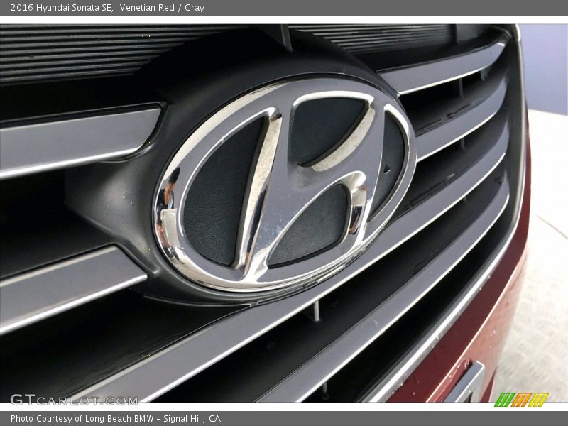 Venetian Red / Gray 2016 Hyundai Sonata SE
