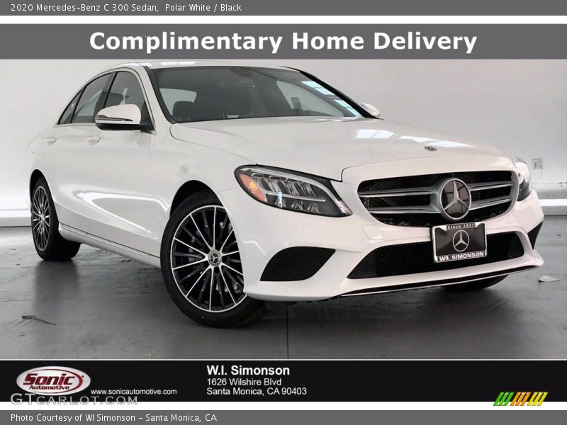 Polar White / Black 2020 Mercedes-Benz C 300 Sedan