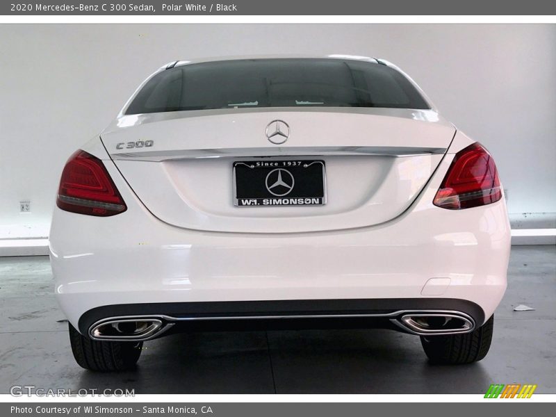 Polar White / Black 2020 Mercedes-Benz C 300 Sedan