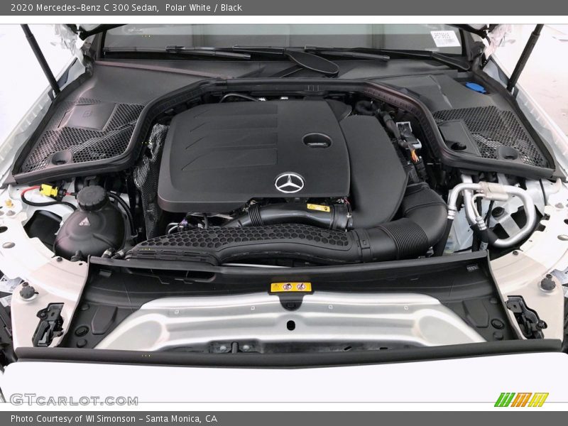 Polar White / Black 2020 Mercedes-Benz C 300 Sedan