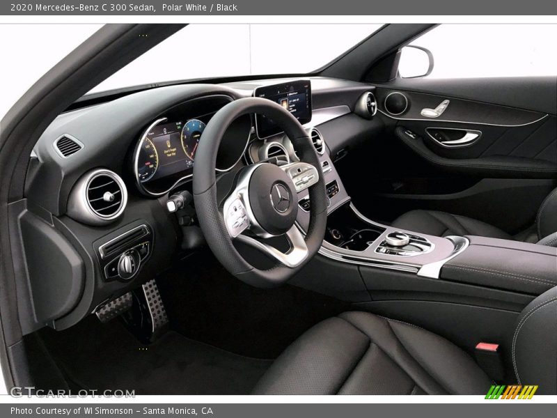Polar White / Black 2020 Mercedes-Benz C 300 Sedan