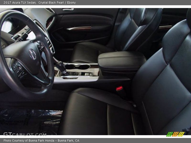 Crystal Black Pearl / Ebony 2017 Acura TLX Sedan