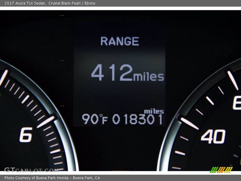 Crystal Black Pearl / Ebony 2017 Acura TLX Sedan