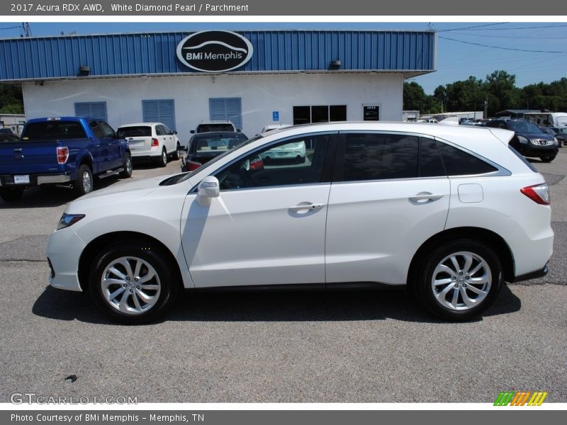 White Diamond Pearl / Parchment 2017 Acura RDX AWD