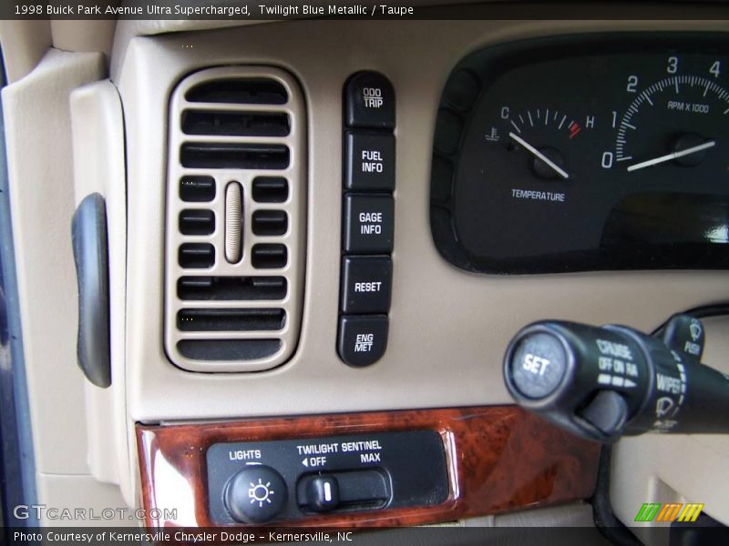 Twilight Blue Metallic / Taupe 1998 Buick Park Avenue Ultra Supercharged