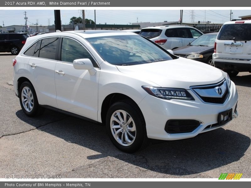 White Diamond Pearl / Parchment 2017 Acura RDX AWD