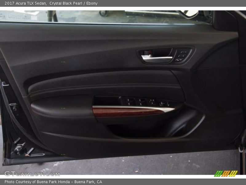 Crystal Black Pearl / Ebony 2017 Acura TLX Sedan
