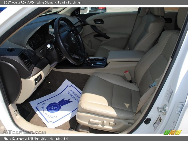 White Diamond Pearl / Parchment 2017 Acura RDX AWD