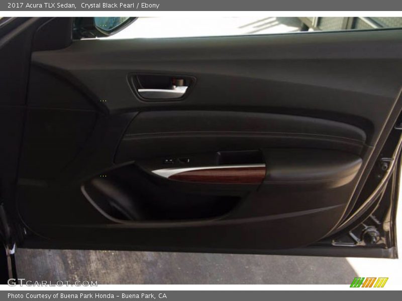 Crystal Black Pearl / Ebony 2017 Acura TLX Sedan