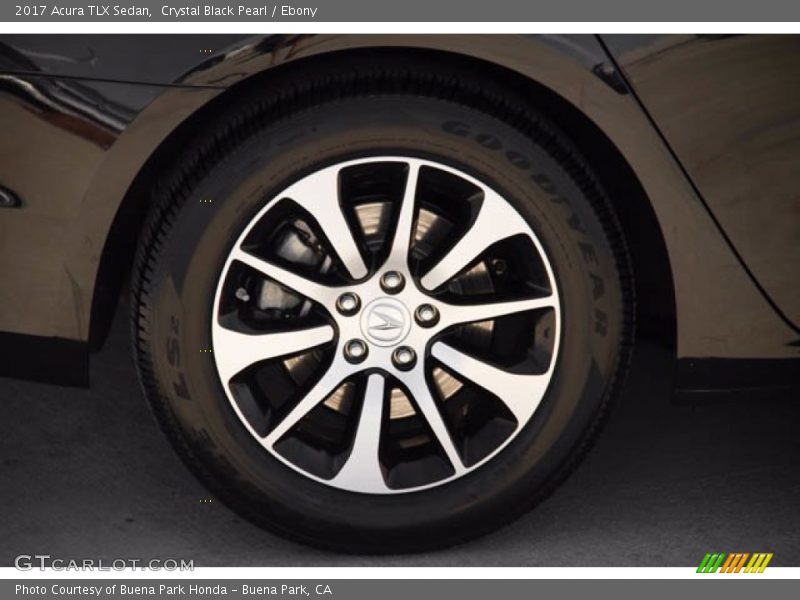 Crystal Black Pearl / Ebony 2017 Acura TLX Sedan