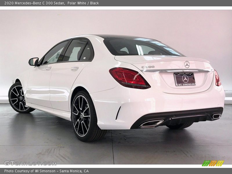 Polar White / Black 2020 Mercedes-Benz C 300 Sedan