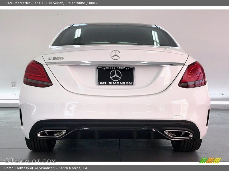 Polar White / Black 2020 Mercedes-Benz C 300 Sedan