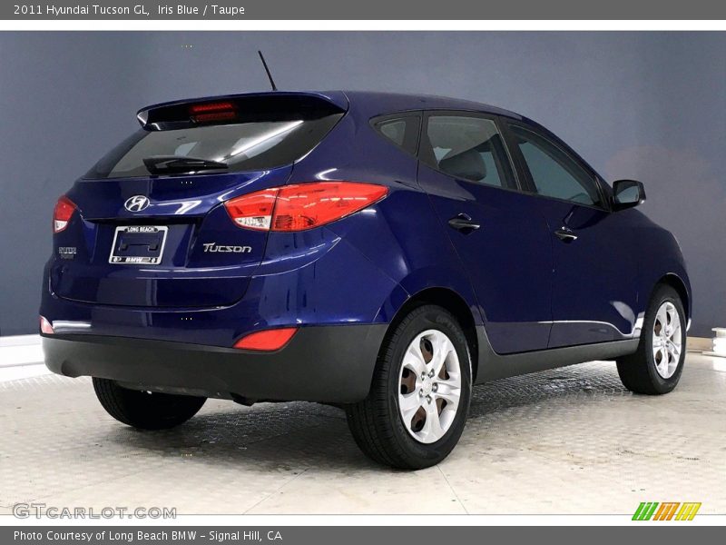 Iris Blue / Taupe 2011 Hyundai Tucson GL