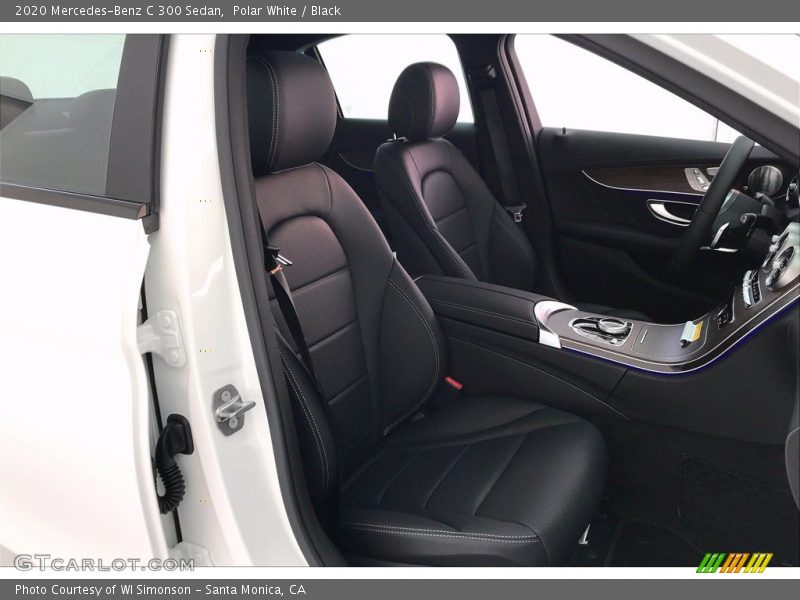 Polar White / Black 2020 Mercedes-Benz C 300 Sedan
