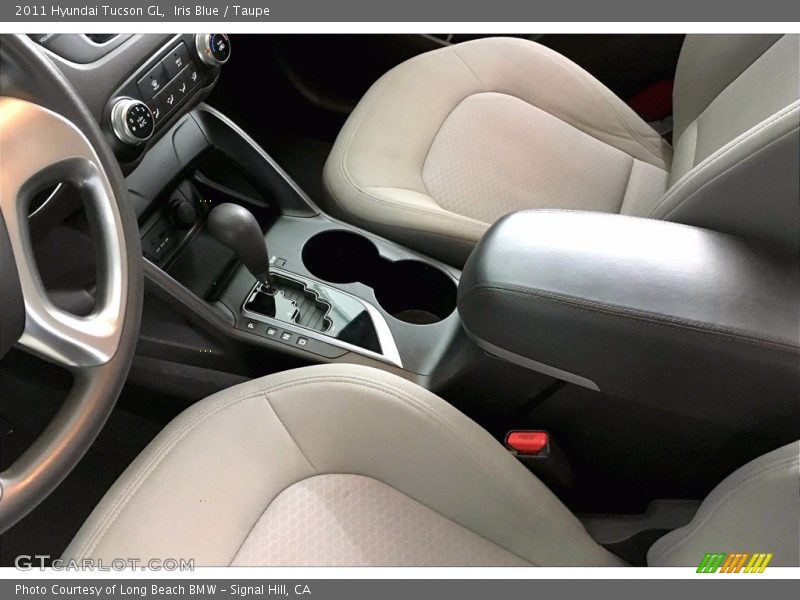 Iris Blue / Taupe 2011 Hyundai Tucson GL