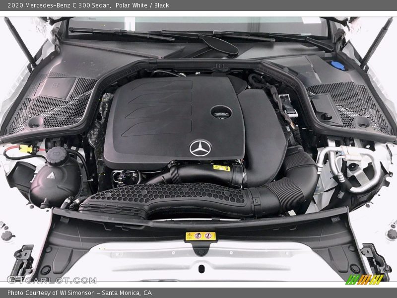 Polar White / Black 2020 Mercedes-Benz C 300 Sedan